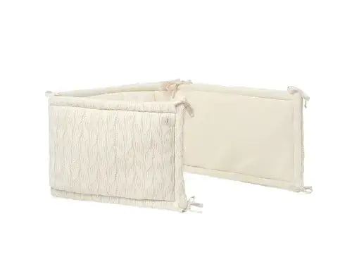 Bedbumper 35x180cm Spring Knit - Ivory - Petitpyla